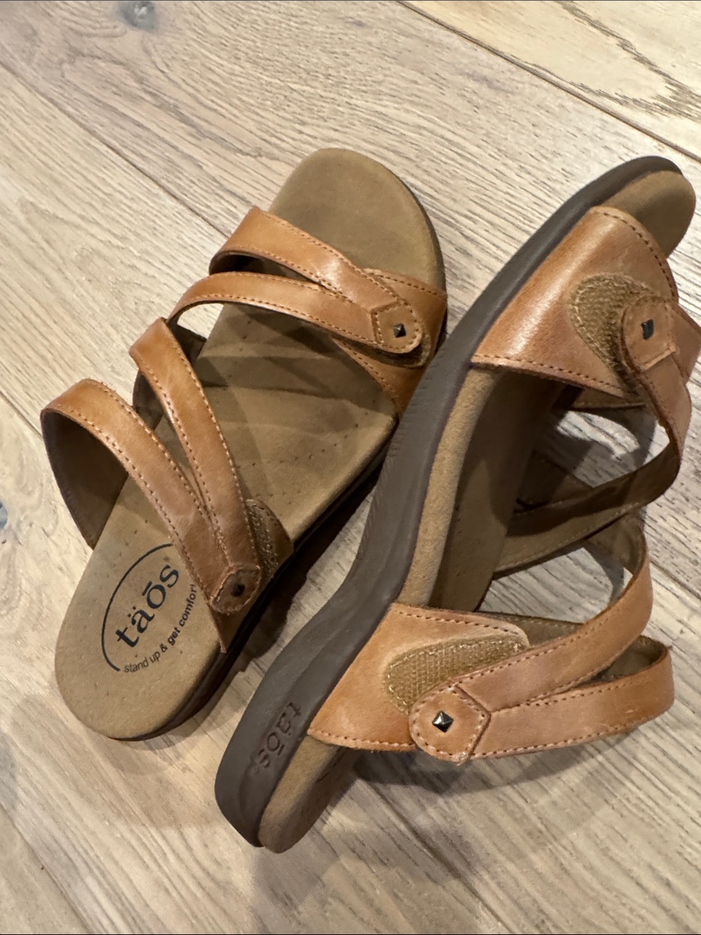 Taos Footwear Double U Triple-Strap Sandals - Picture 5 of 9